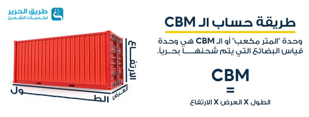 طريقة حساب الـ CBM لعدة كرتونات